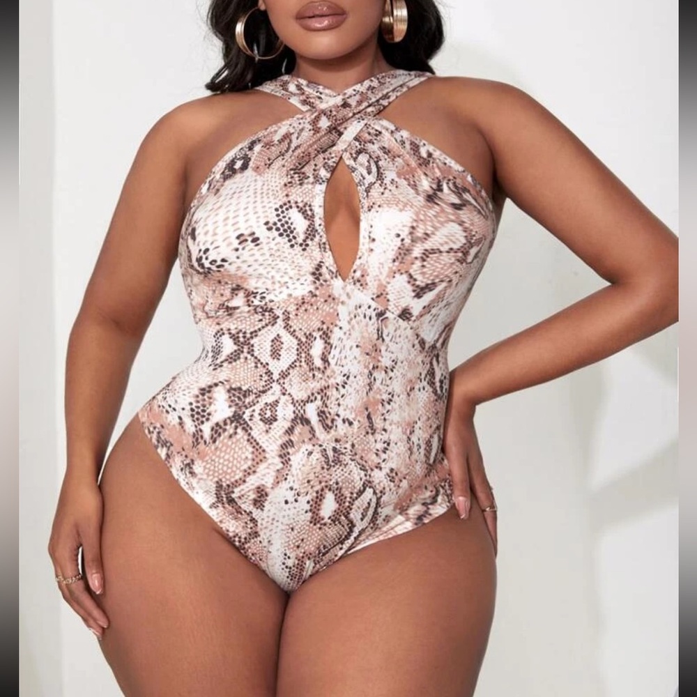 Snake Print bodysuit